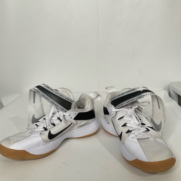 Nike React HyperSet Women’s 'White Black Gum' CI2956-100 Tieless Sports Shoe 9.5 - Picture 7 of 12